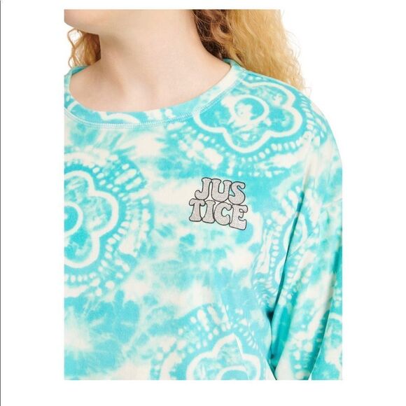 Justice girls 2 piece pajama sleep set size 7/8 NWT - Picture 3 of 7